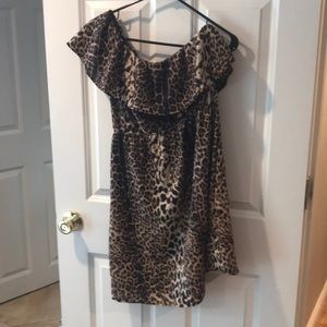 One shoulder cute summer dress